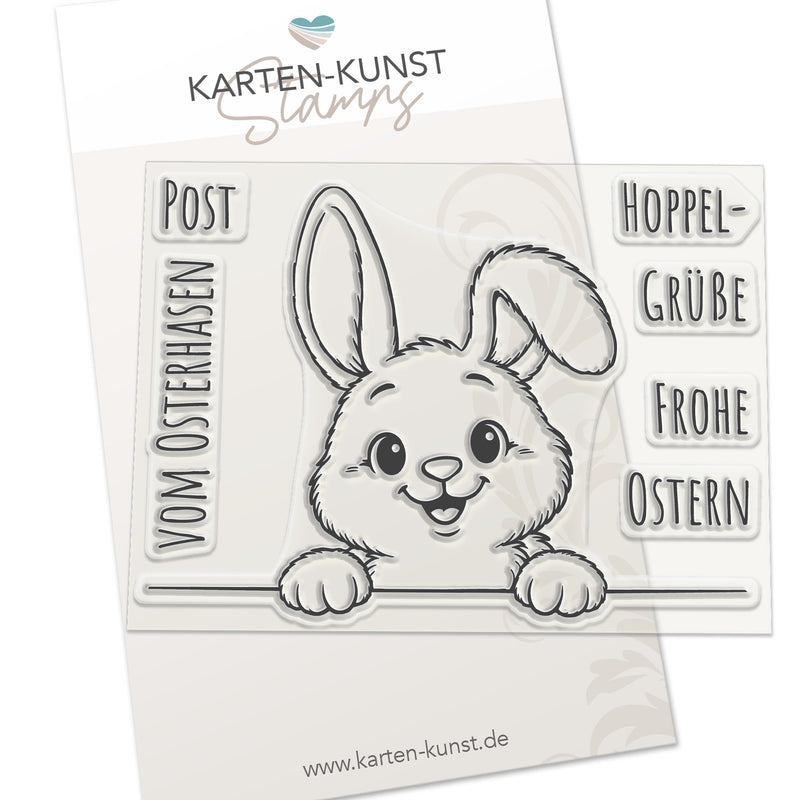 Karten-Kunst Clear Stamps KK-0294 - Post vom Osterhasen