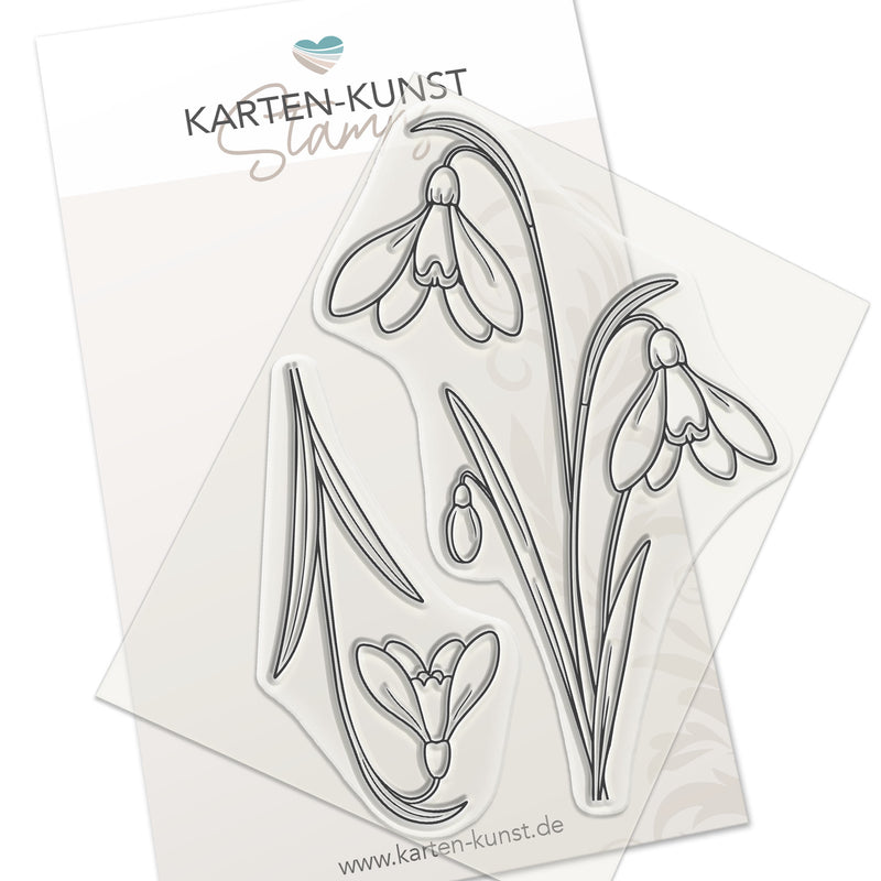 Karten-Kunst Clear Stamps KK-0295 - Schneeglöckchen