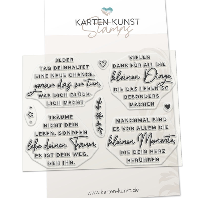 Karten-Kunst Clear Stamps KK-0299 - Wünsche für Kreise