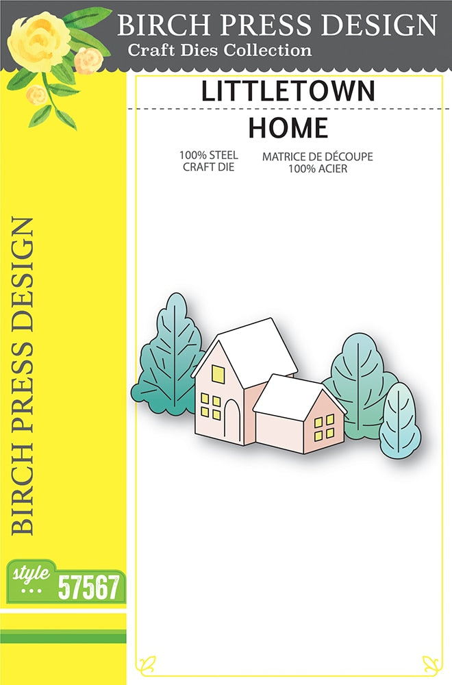 Birch Press Stanzschablone - 57567 Littletown Home