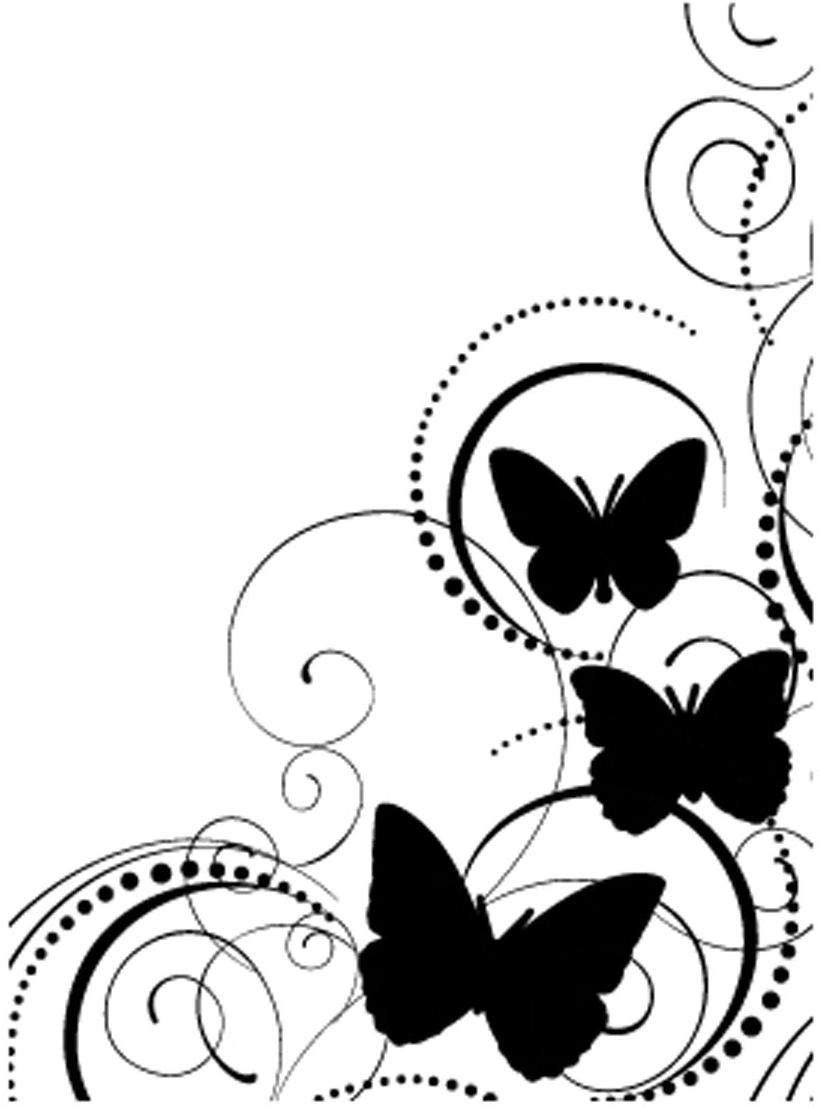 Vaessen Prägeschablone - Schmetterlinge