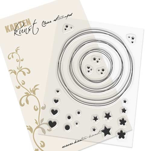 Karten-Kunst Clear Stamps KK-0100 - KrÀnze & Kreise