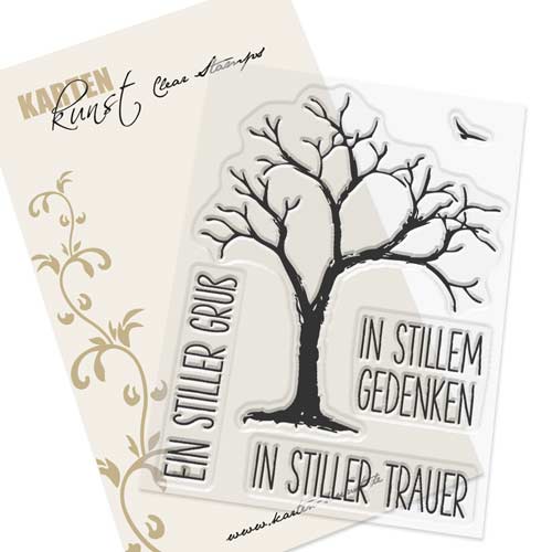 Karten-Kunst Clear Stamps KK-0125 - Trauerbaum