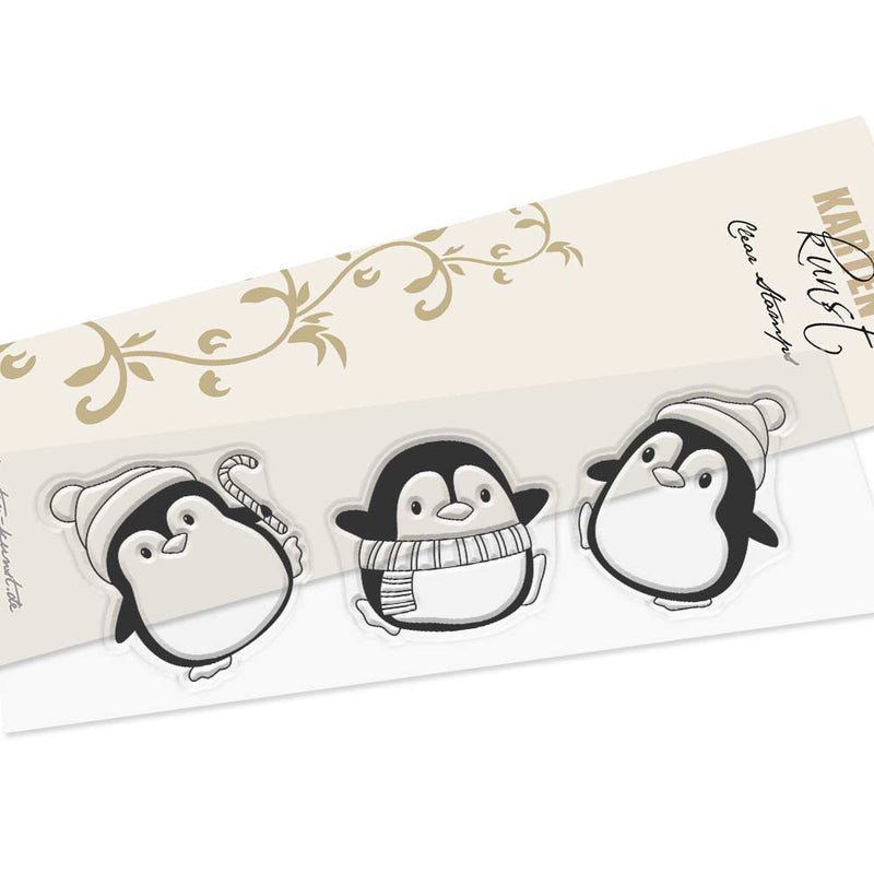 Karten-Kunst Clear Stamps KK-0248 - Pinguine