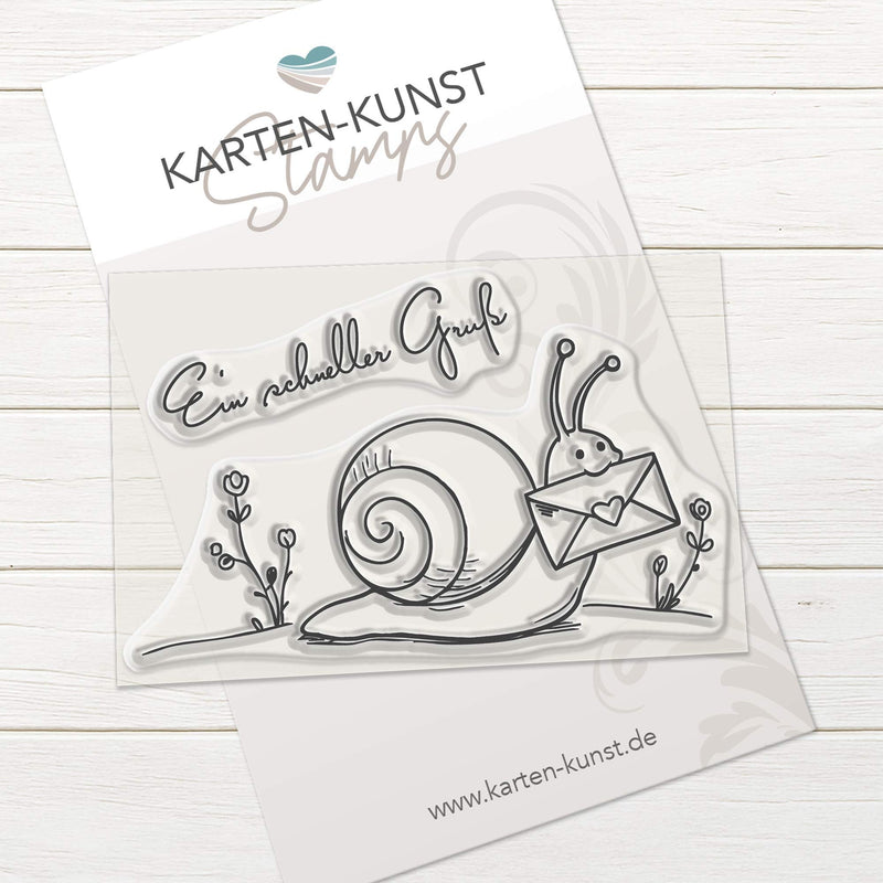 Karten-Kunst Clear Stamps KLEIN KK-0280 - Ein schneller Gruß