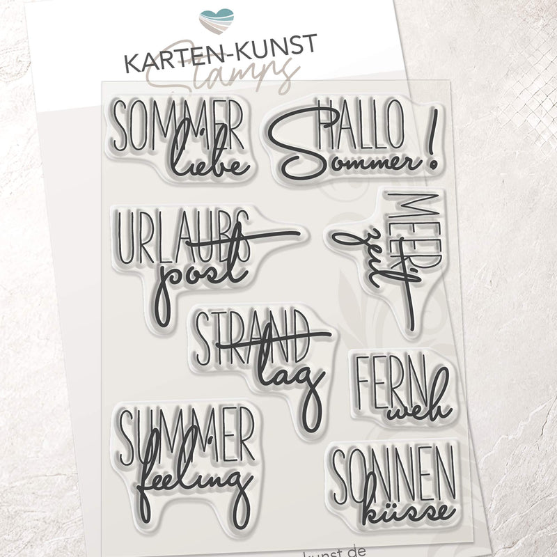 Karten-Kunst Clear Stamps KK-0284 - Capri Sommerliebe
