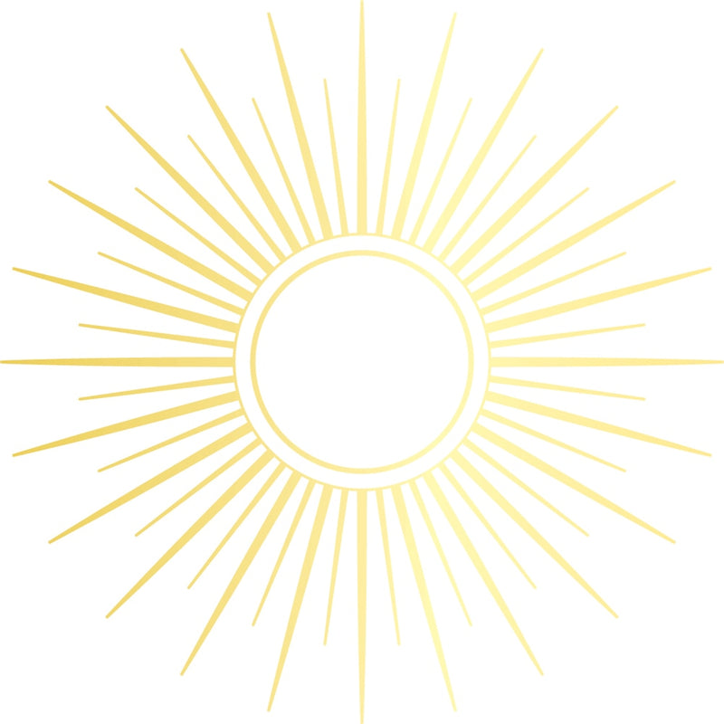 Memory Box Hot Foil Plate - MBF009 Sunburst