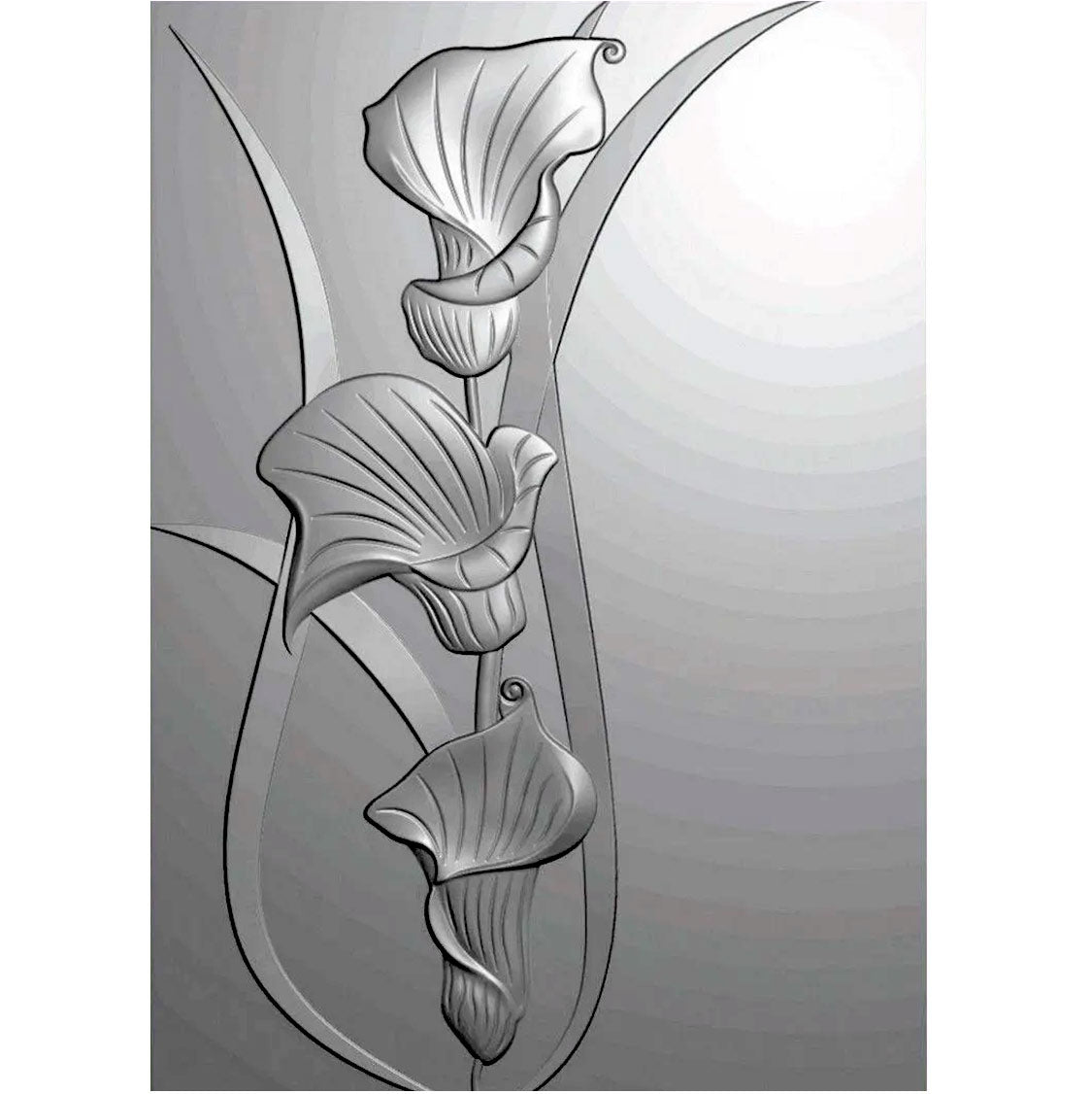 Nellie's Choice 3D Embossing Folder - Arums