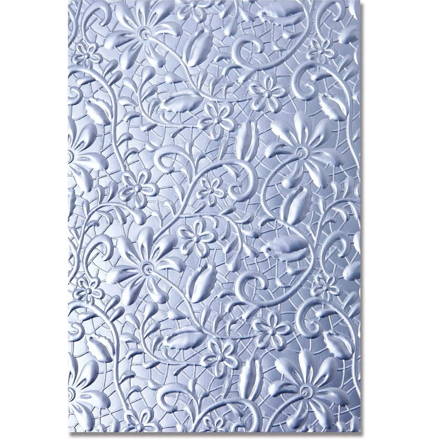 Sizzix 3D Texture Fades Embossing Folder - Lacey
