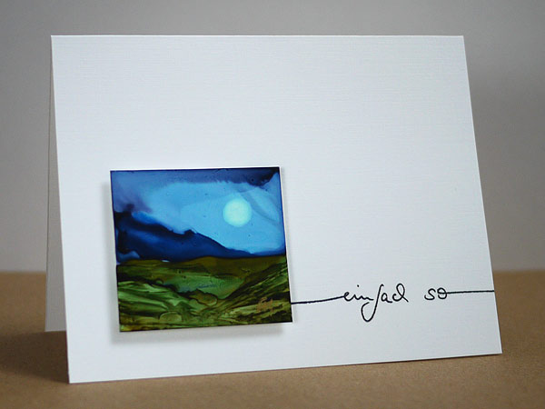 Malen mit Alcohol Inks XI