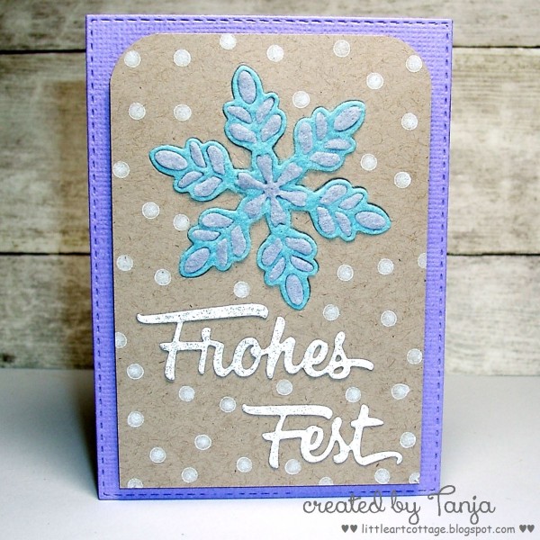 Frohes Fest Snowflake
