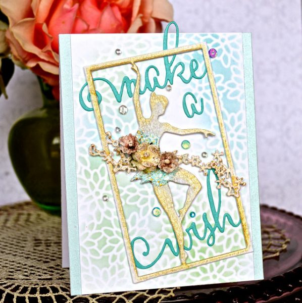 Karte von Poppy Stamps: Floral Dancer