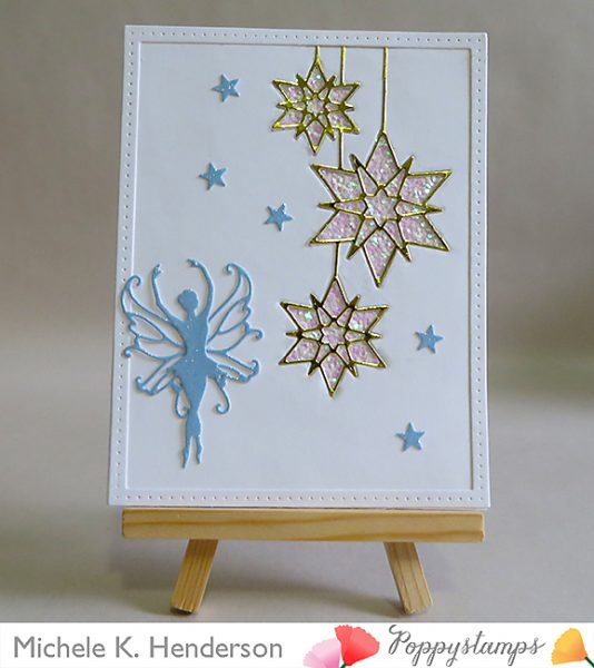 Karte von Poppy Stamps: Crystal Ornaments