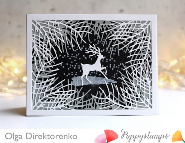 Karte von Poppy Stamps: Woodland Magic