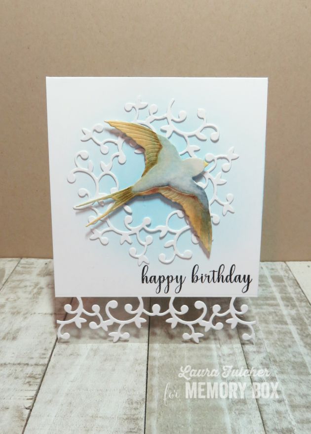 Karte von Memory Box: Acetate Hutton Border