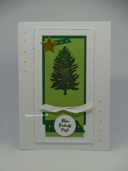 Weihnachtskarte grün