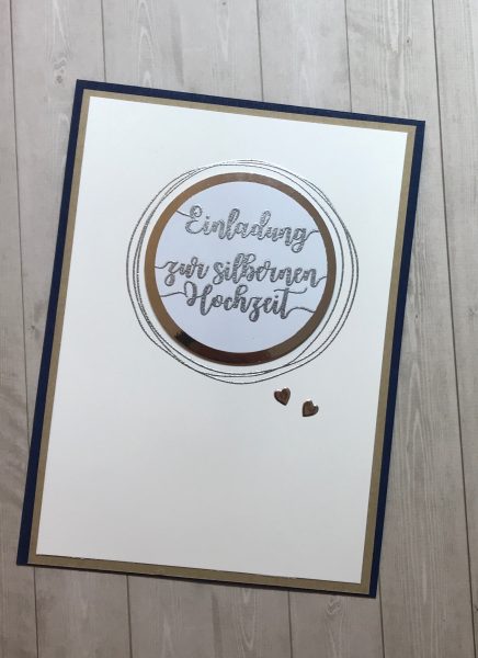 Einladungen zur silbernen Hochzeit