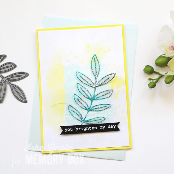 Karte von Memory Box: You Brighten My Day Card