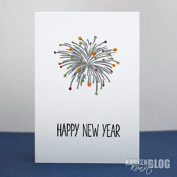 Happy New Year!-Minikärtchen
