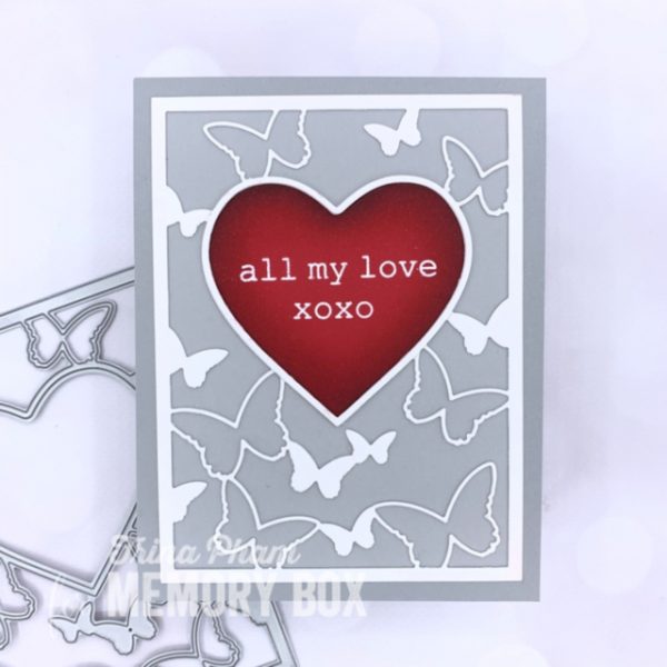 Karte von Memory Box: All My Love by Trina Pham