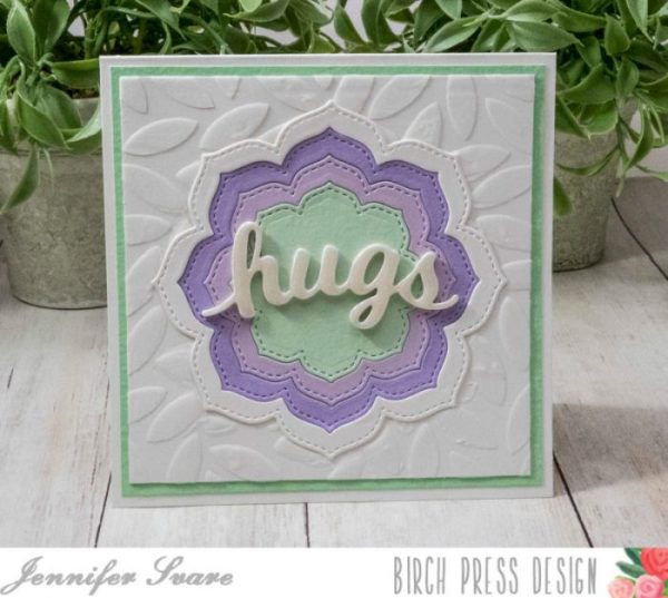 Karte von Birch Press: Vivid Bloom Frames