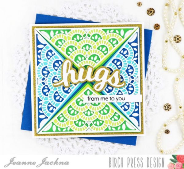 Karte von Birch Press: Frilly Triangle