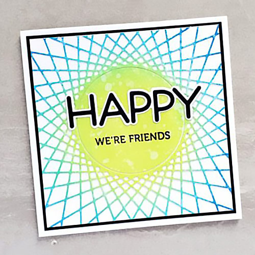 Karte von Birch Press: String Art Frame Card