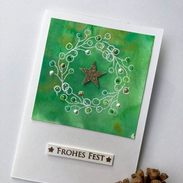 Doodle Weihnachtskranz