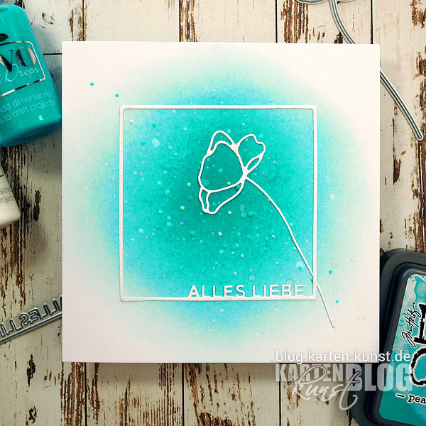 Karten-Kunst Quick Card Friday #09 – Worte im Rahmen