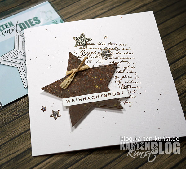 Karten-Kunst Quick Card Friday #29 – Stitched Nested Stars aus dem neuen Stanzen-Release