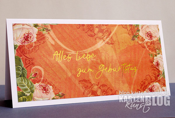 Motivpapier + Hot Foil