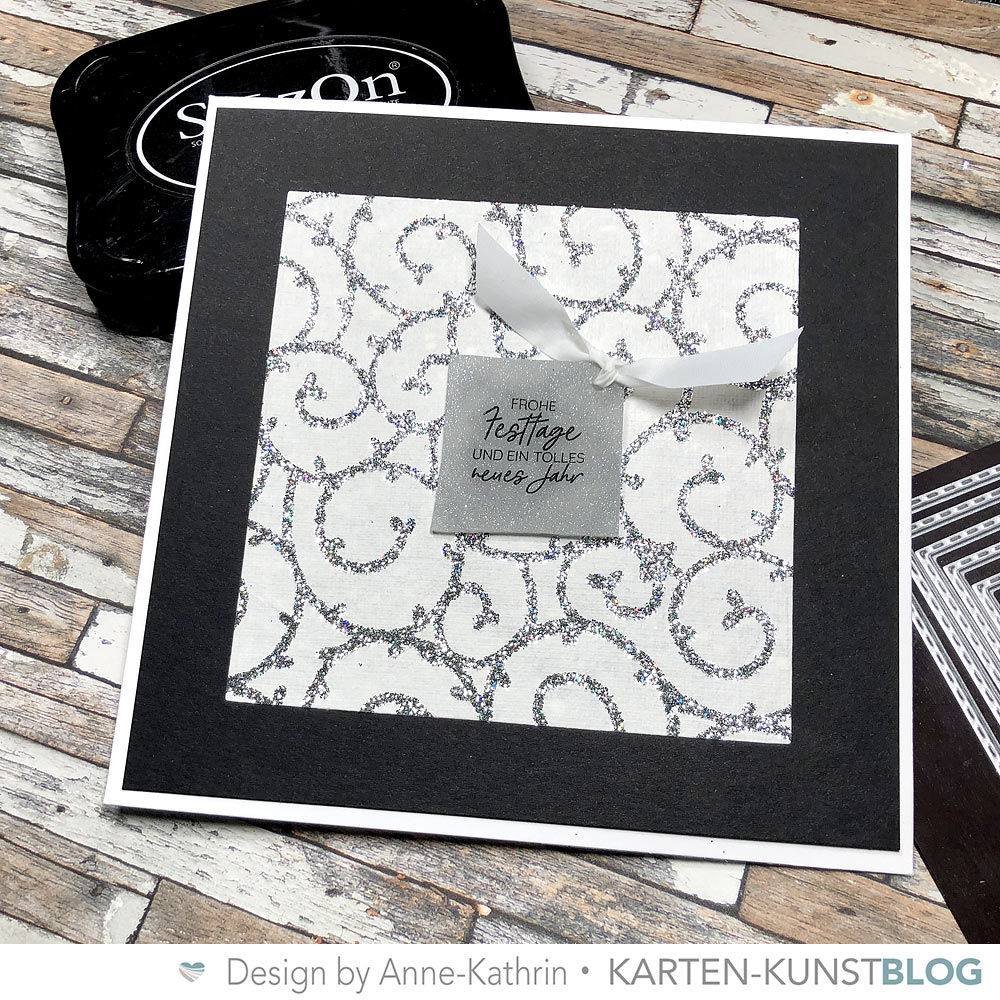 Karten-Kunst Quick Card Friday #73 – Schrumpffolie schrumpfen mit Hilfe der Sizzix Shrink Plastic Tools
