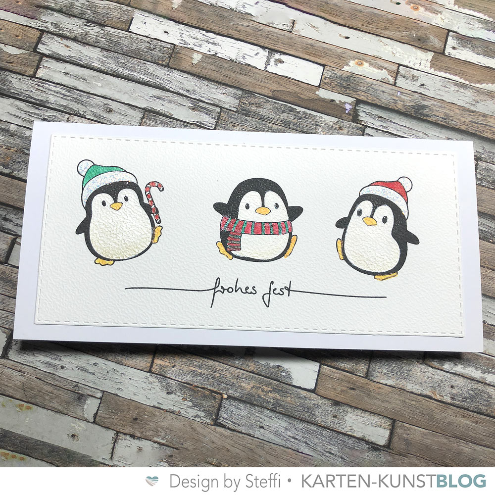 Frohes Fest von den Pinguinen