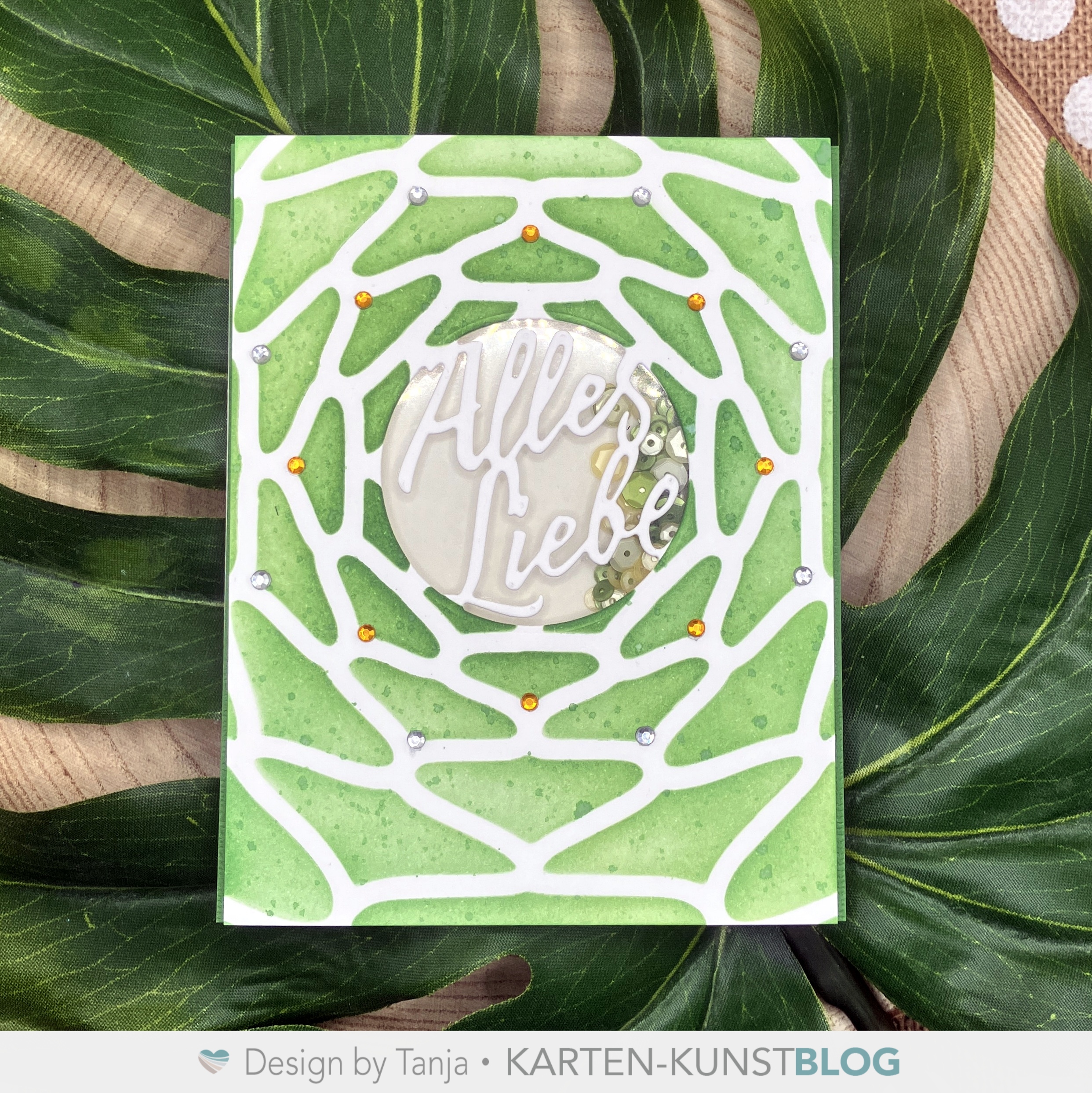 Botanische Shaker-Karte