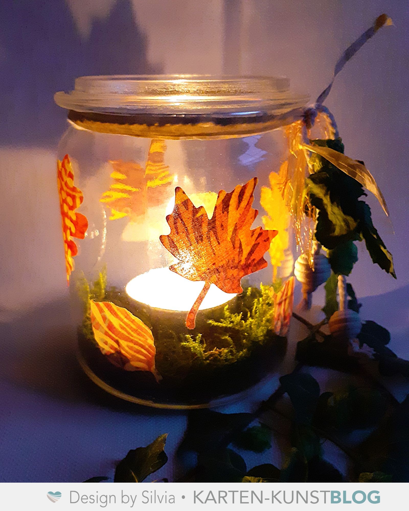Herbstlicht im Glas