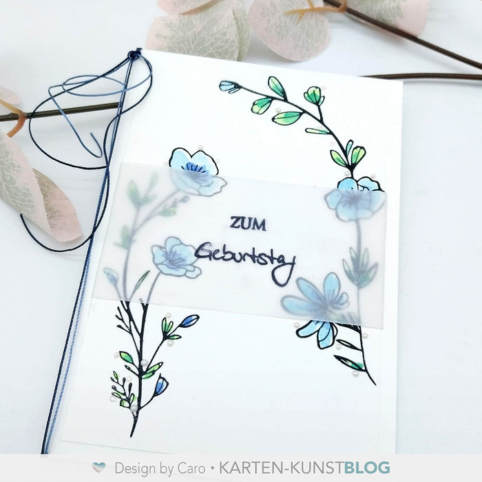 Blumige Geburtstagsgrüße