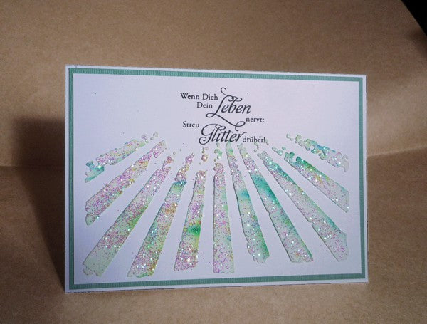 Streu Glitter drüber