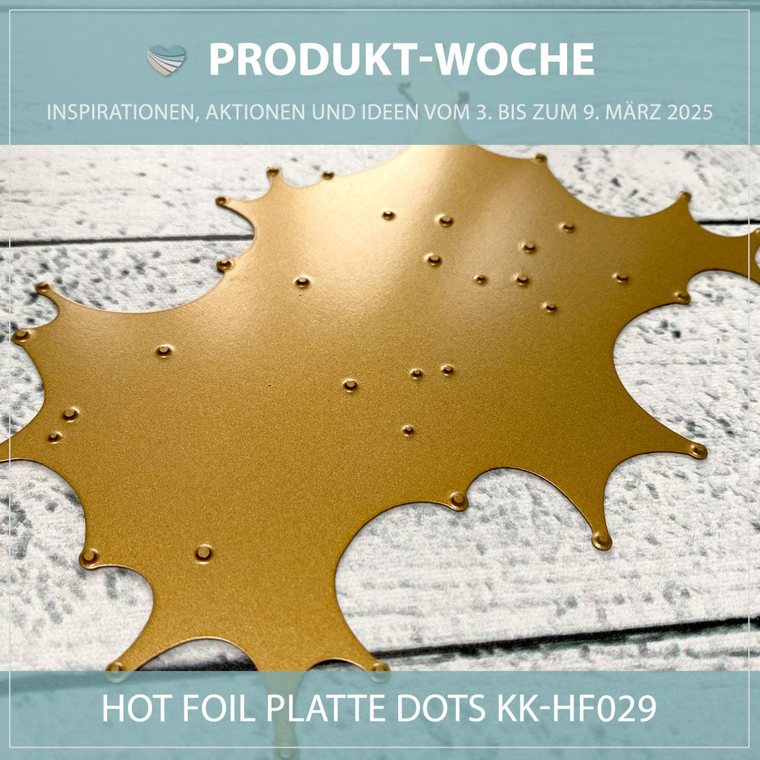 Produkt-Woche: Hot Foil-Platte ‚Dots‘