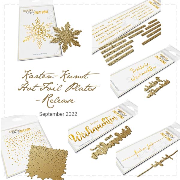 Neue Hot Foil Plates zu Weihnachten!