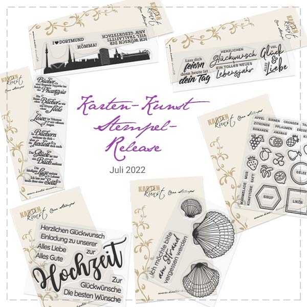 Neue Karten-Kunst Stempel im Juli!