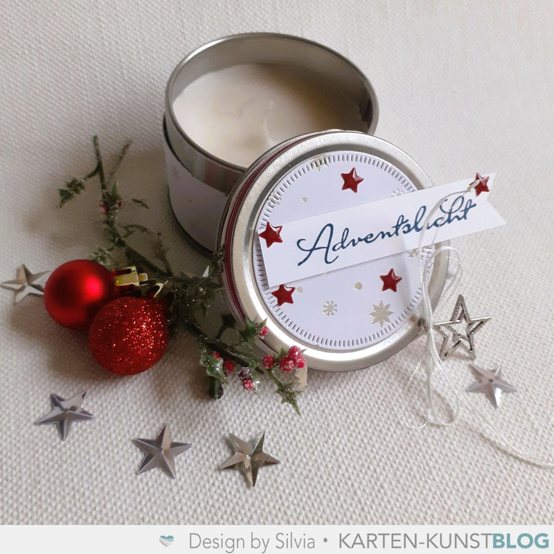Adventslicht in der Dose: Kreativ verpackte Kerze