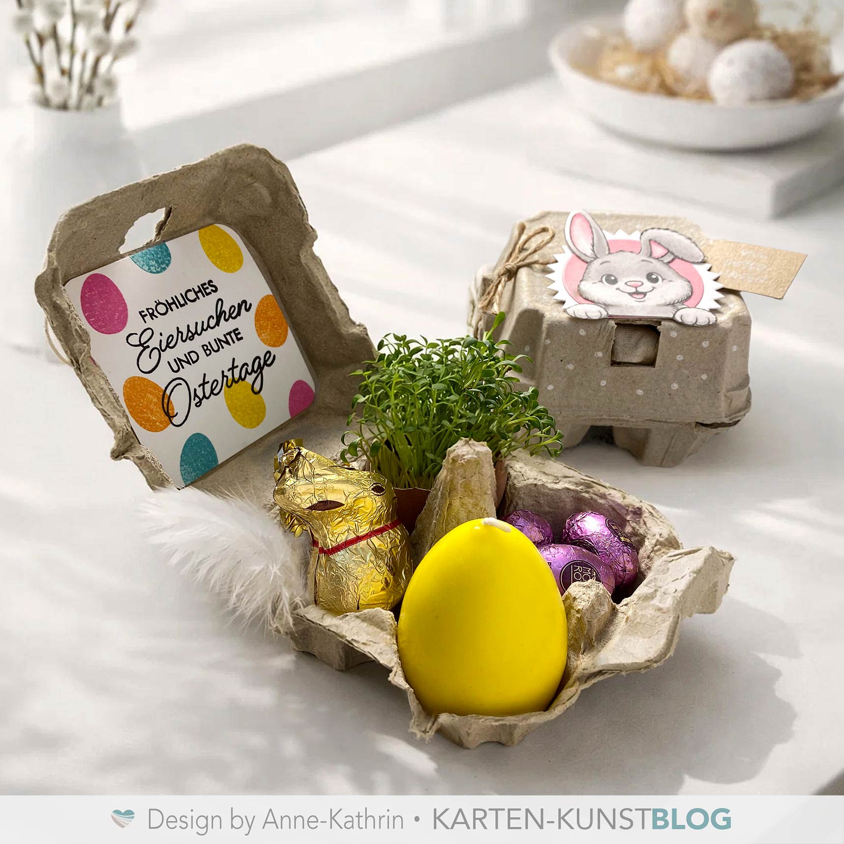DIY Osterboxen aus Eierkartons