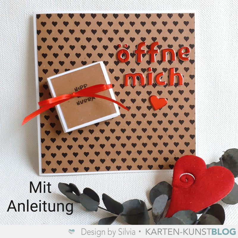 Explosionskarte mit Geschenk und Konfetti: Kreative Geburtstagsüberraschung