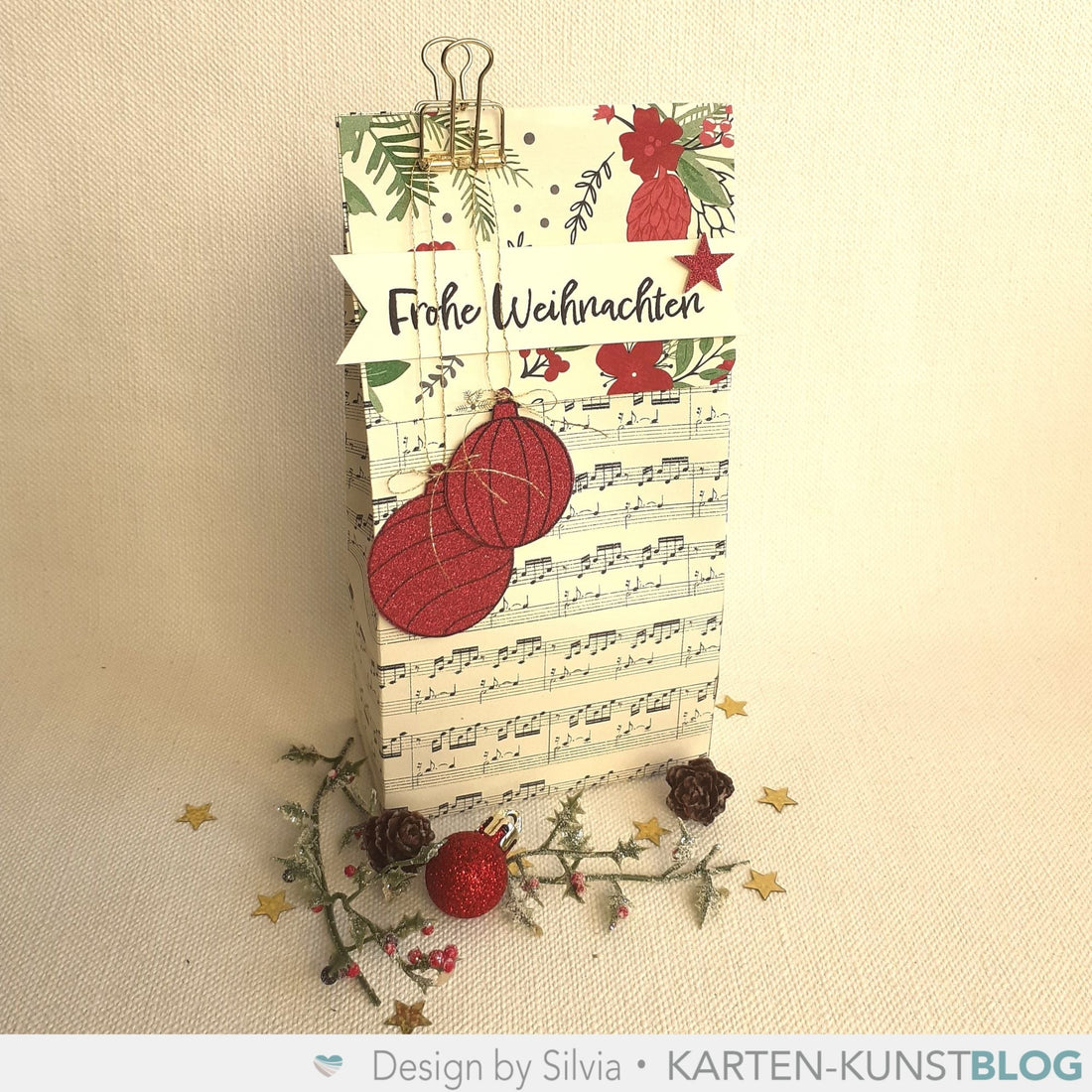 Christbaumkugeln-Geschenkanhänger