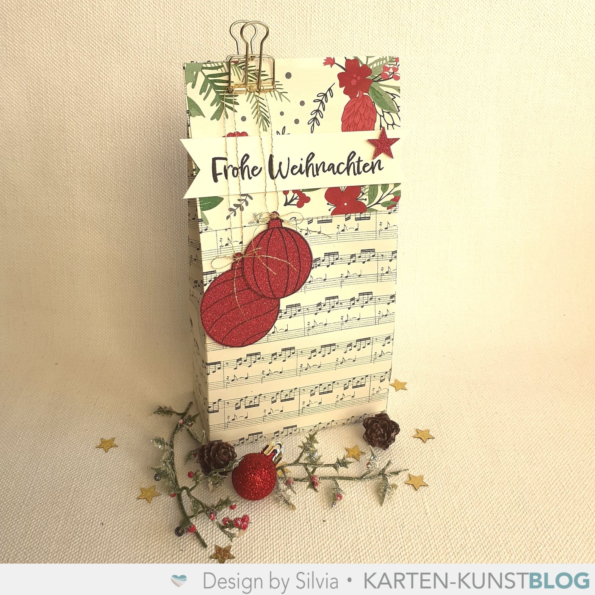 Christbaumkugeln-Geschenkanhänger
