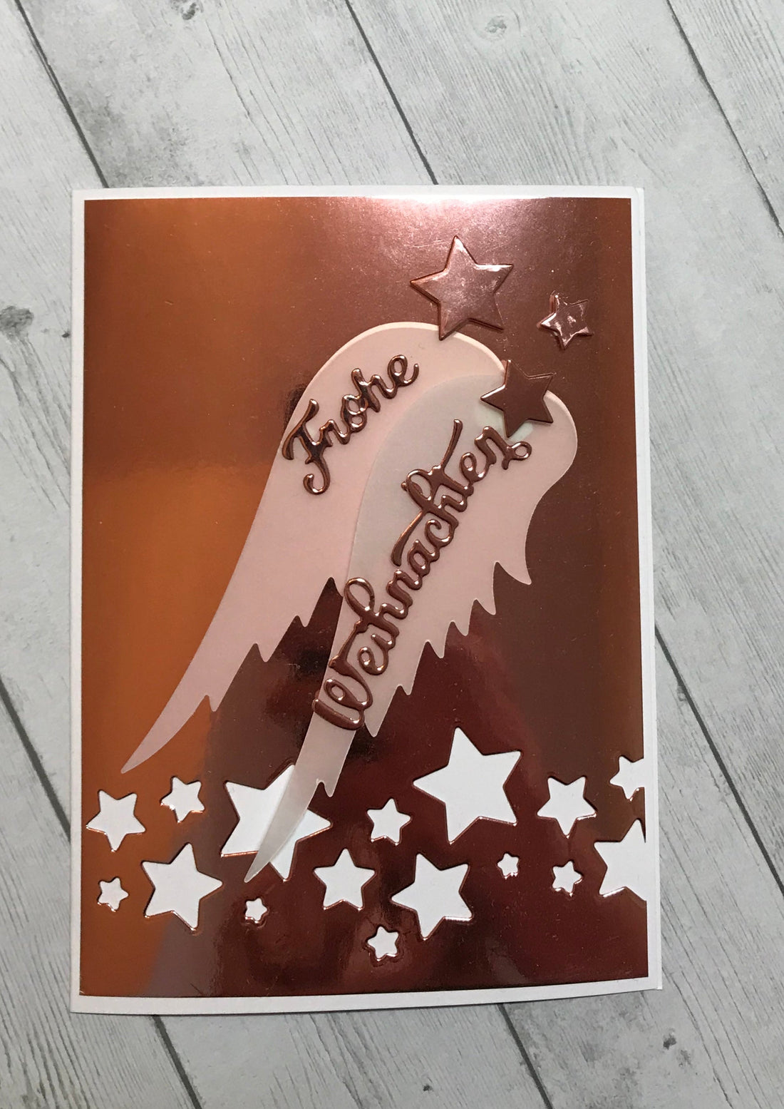 Schwebende Weihnachtsgrüße