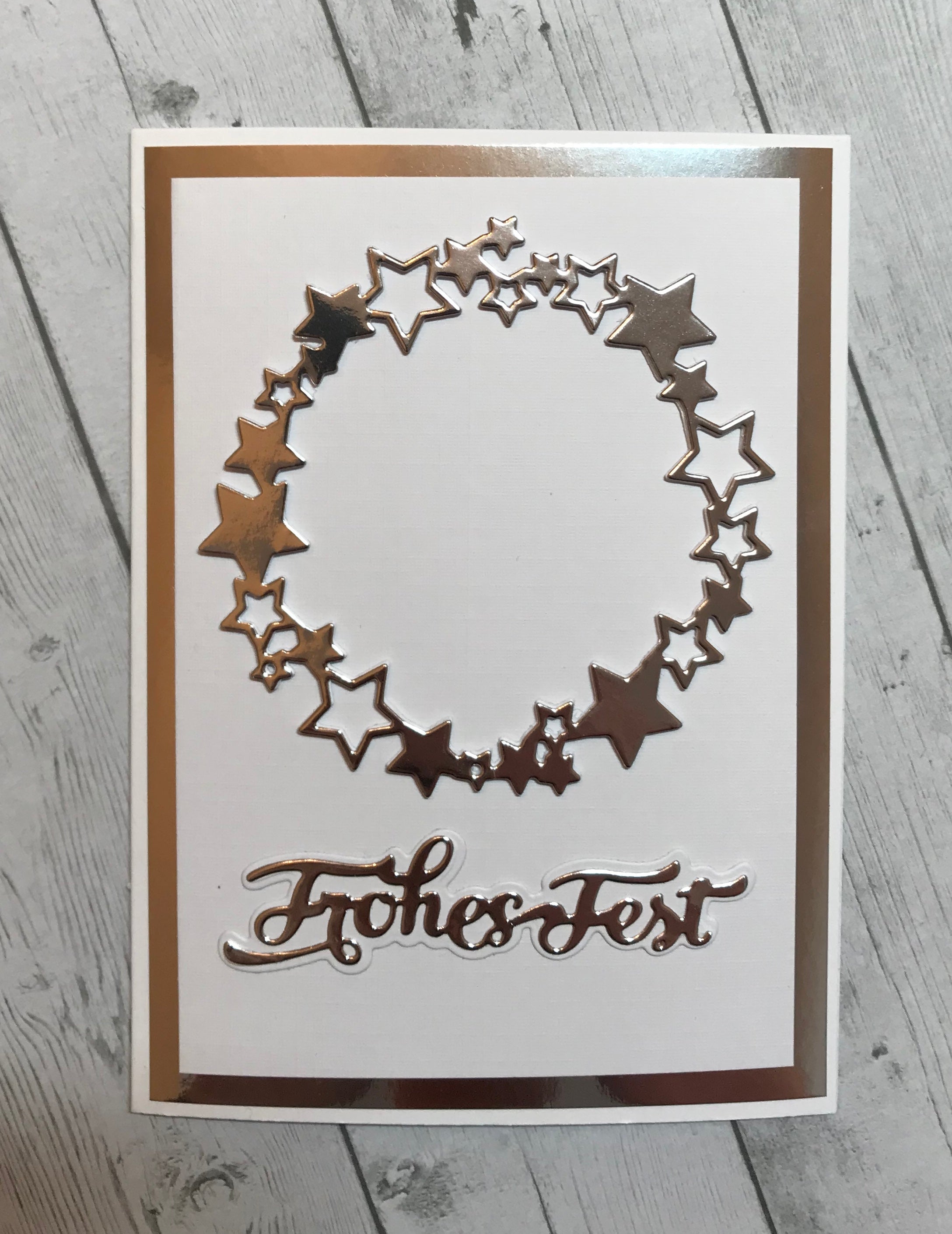Silberner Sternenkranz zum Fest