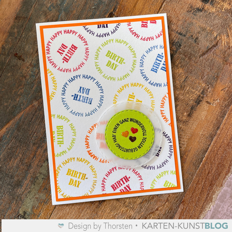 Buntes Happy Birthday-Konfetti