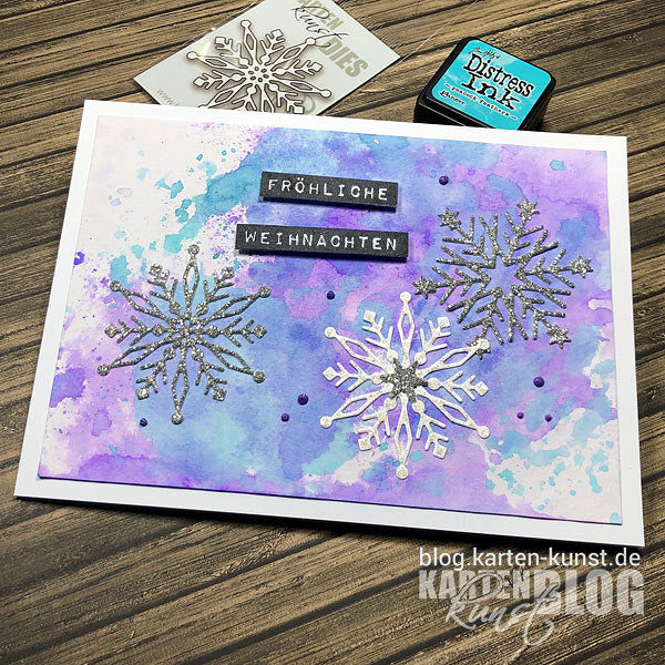 Karten-Kunst Technique Sunday #04 – Farbmatscherei mit Distress Inks