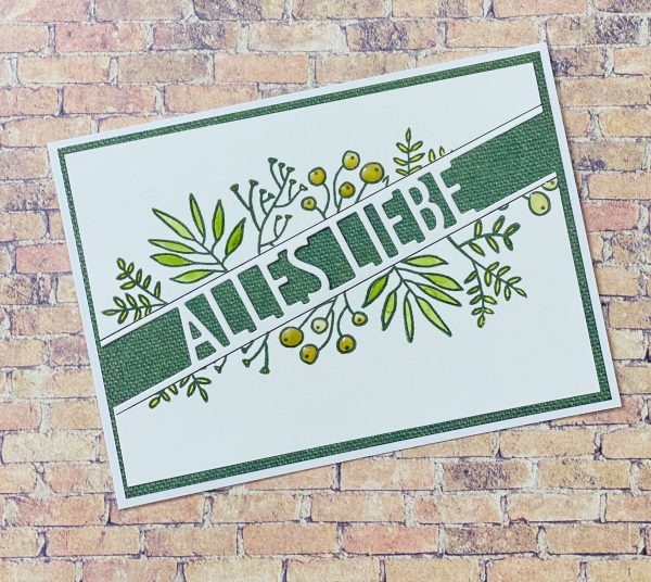 Eine Variante "Eingerahmte Worte"